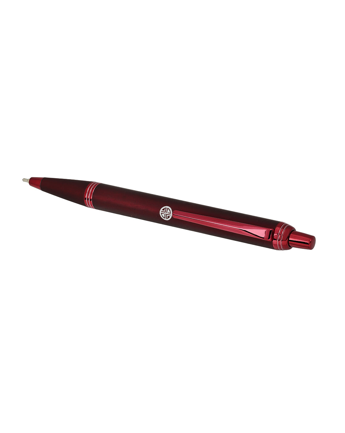 Maroon &amp; Red Toned Clicker Button Stylish Ballpoint Pen with Smooth Ink and Fine Tip