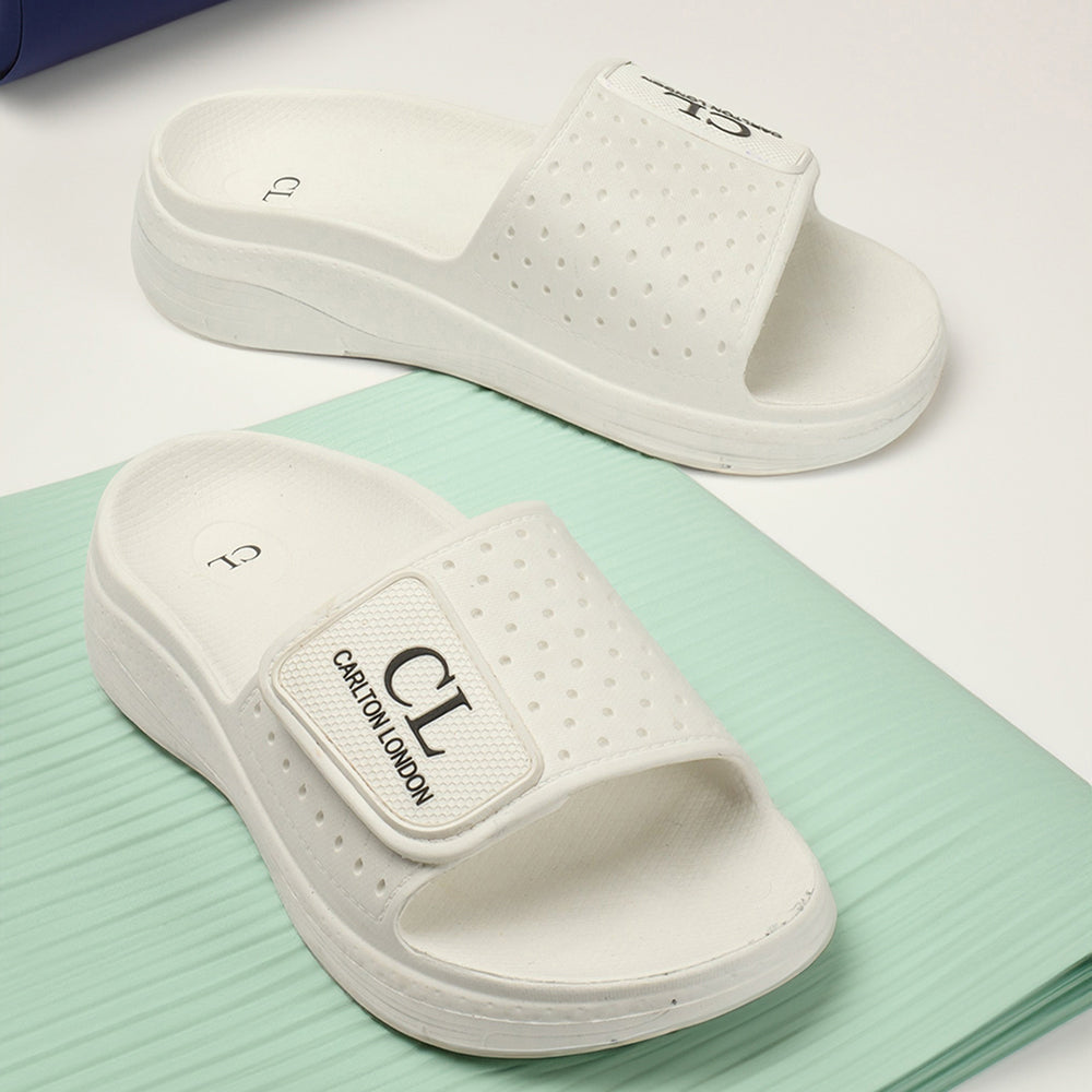 Men Perforated Adjustable Comfort Sliders