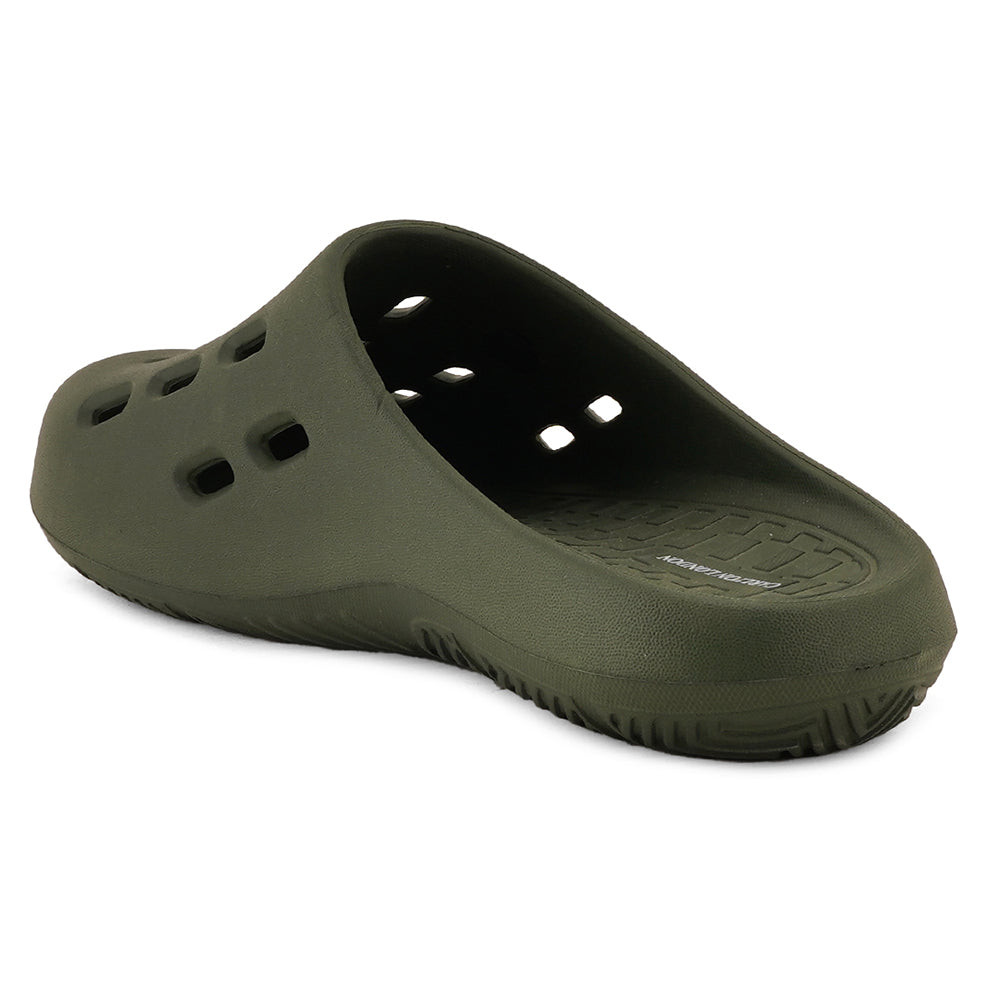 Men Perforated Slip On Mule Clogs