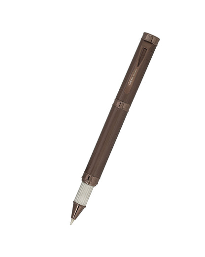Premium Brown &amp; Cream Toned with Coffee Plated Writing Roller Ball Pen with Smooth Ink