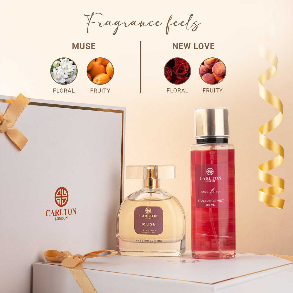 Gift Set 2 Muse 100Ml  And New Love Body Mist - 250Ml