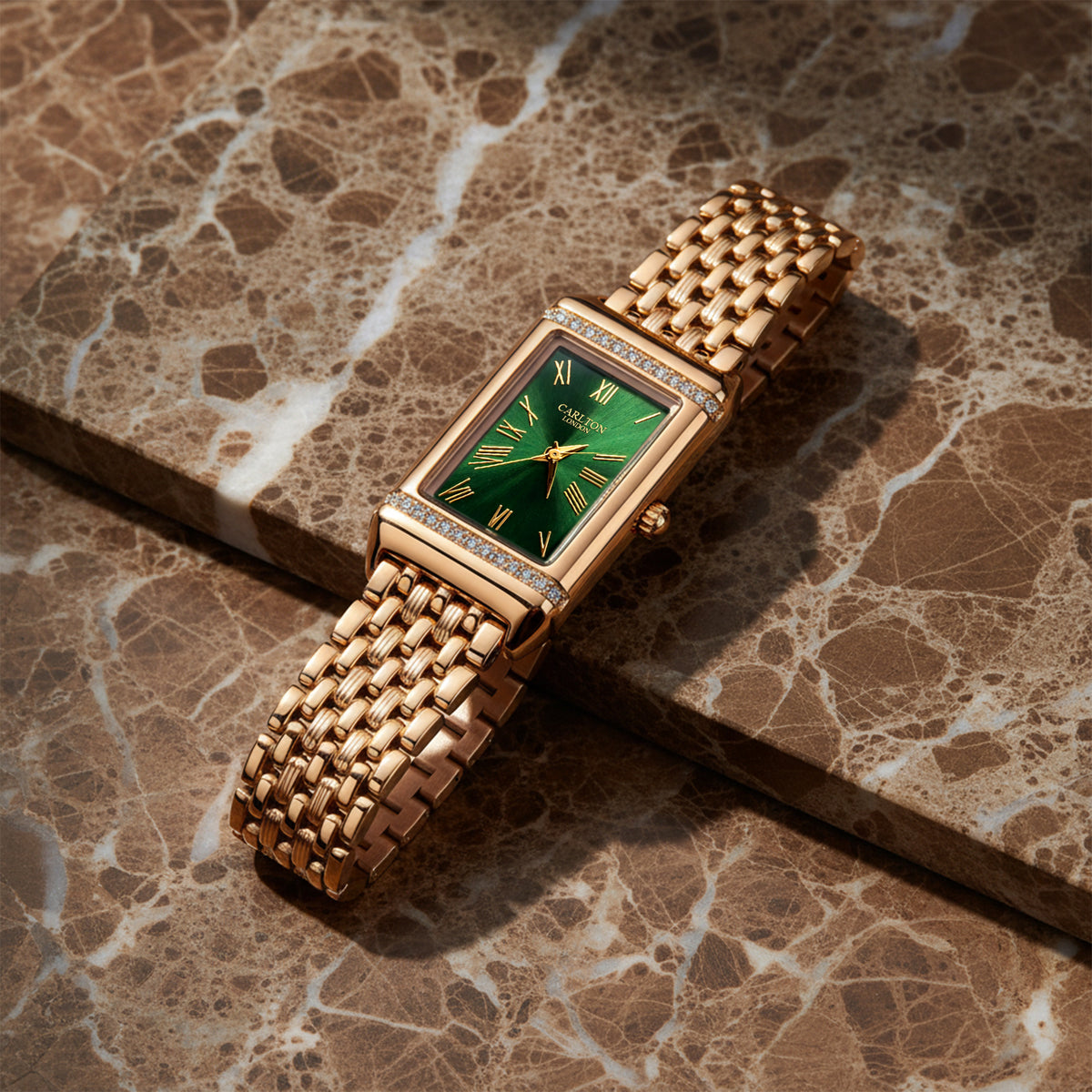 Carlton London Women Amara Green Analog Watch CL-AM-GRN