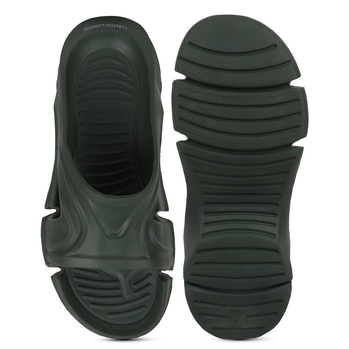 Men Sculpted Contoured Comfort Slides