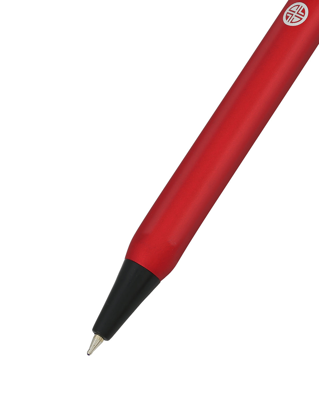 Red &amp; Black Toned Clicker Button Stylish Ballpoint Pen with Smooth Ink and Fine Tip