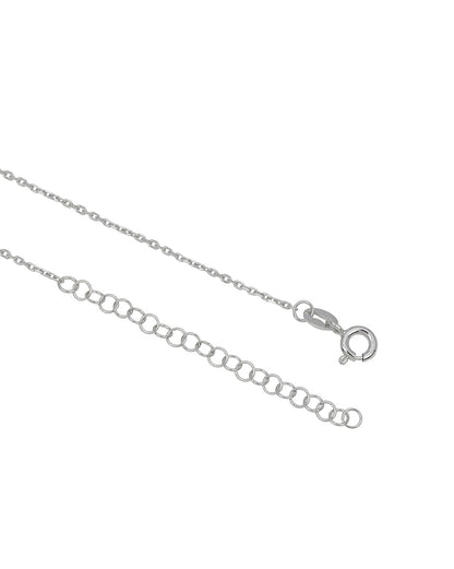 925 Sterling Silver Rhodium Plated Infinity “I Love You” Mom Necklace