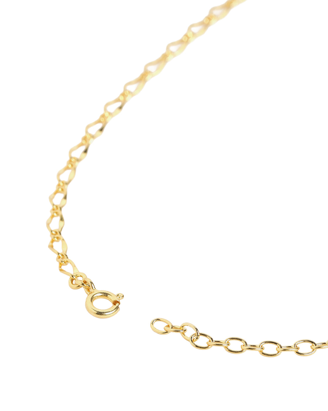 18kt Gold Plated Sculpted Link Chain
