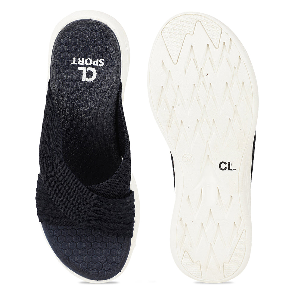 Women Criss Cross Klynit Comfort Slides