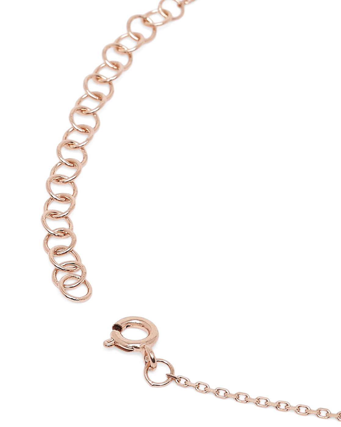 18kt Rose Gold Plated CZ Floral Pendant and Chain