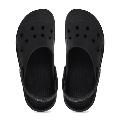 Men Perforated Slip On Clogs with Back Strap