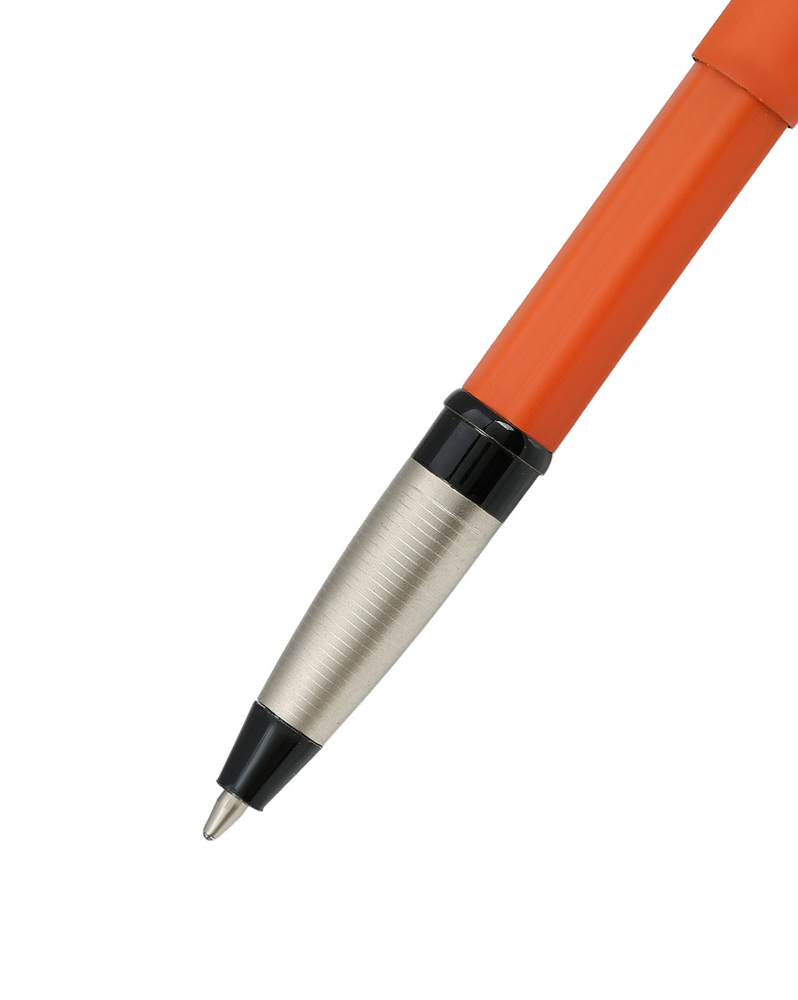 Matte Orange and Black Toned Unique Executive Writing Roller Ball Pen with Fine Tip &amp; Magnetic Cap