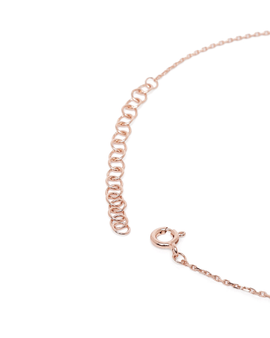 18kt Rose Gold Plated Bow Pendant and Chain