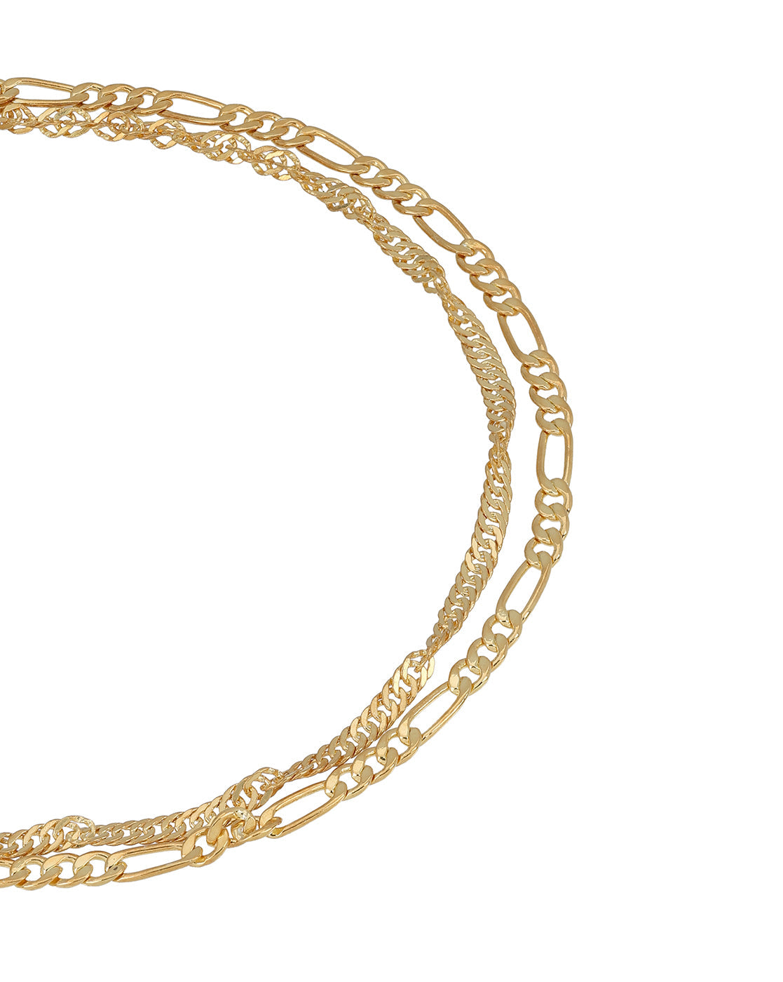 18kt Gold Plated CZ Wraparound Toggle Bracelet