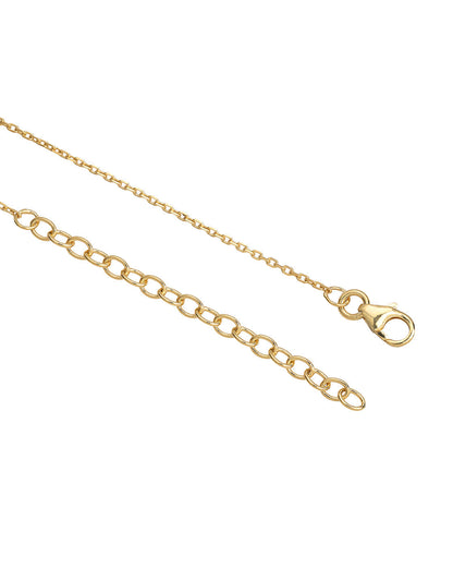18kt Gold Plated  Shree Krishna  Necklace with CZ for Unisex