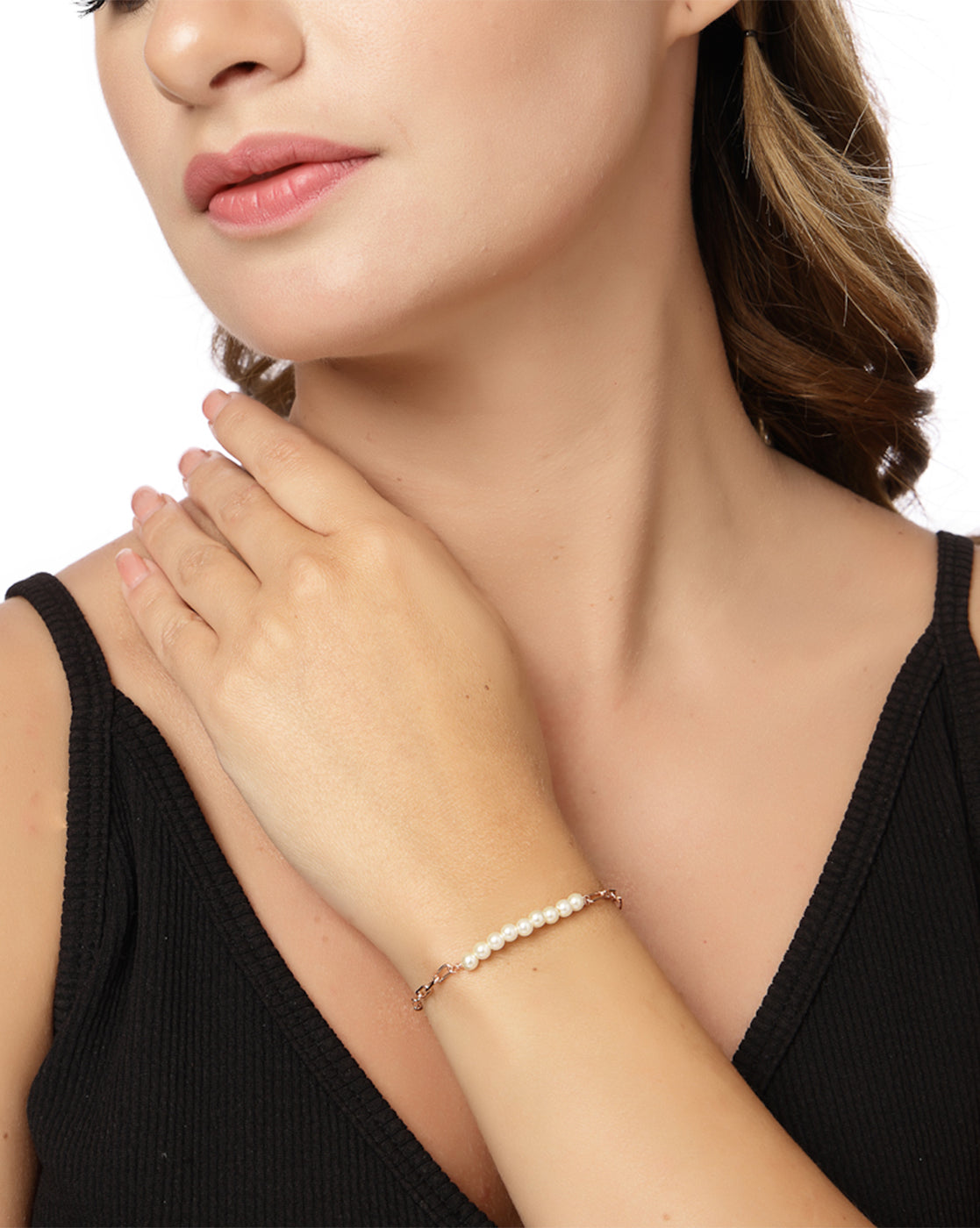 18K Gold Plated Pearl Rhythm Bracelet
