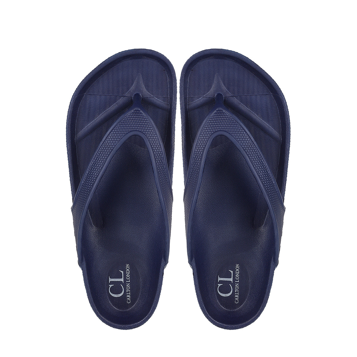 Men Textured Comfort Thong Sandals