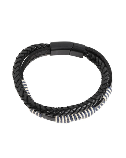 Men Multistrand Bohemian Leather Bracelet