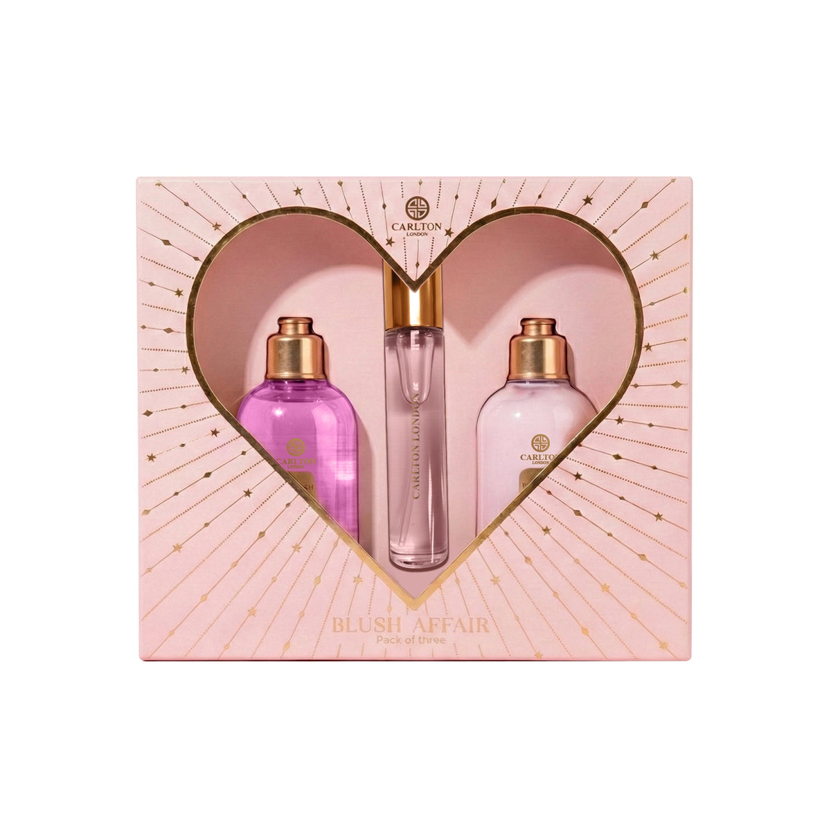Carlton London Blush Affair Gift Set pack of 3 CLPLG114
