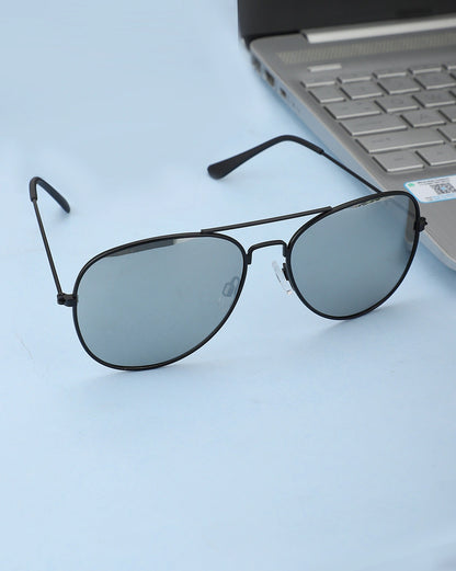 Carlton London Unisex Polarised Aviator Sunglasses