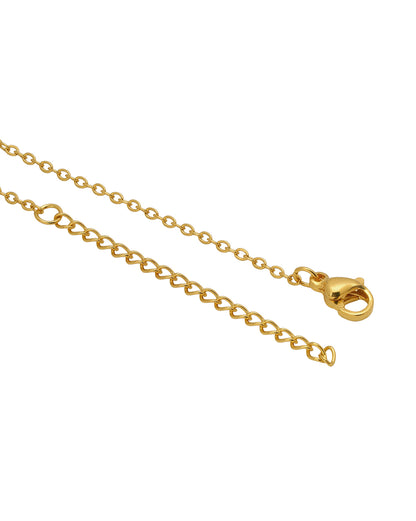 Gold Plated Love Letter Envelope Pendant and Chain