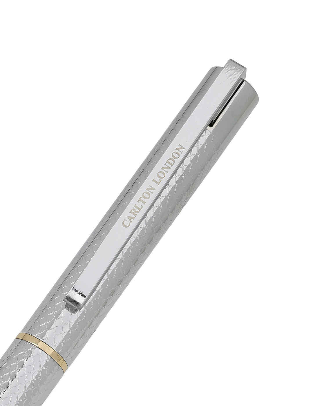 Silver and Gold Toned Sleek Executive Writing Tip Roller Ball Pen with Fine Tip and Smooth Ink