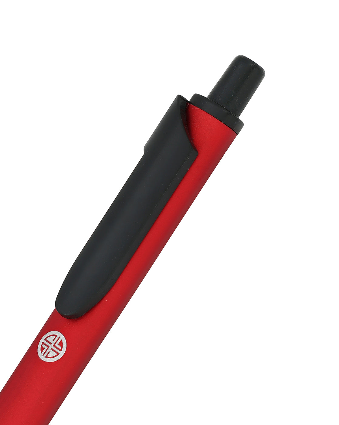 Red &amp; Black Toned Clicker Button Stylish Ballpoint Pen with Smooth Ink and Fine Tip