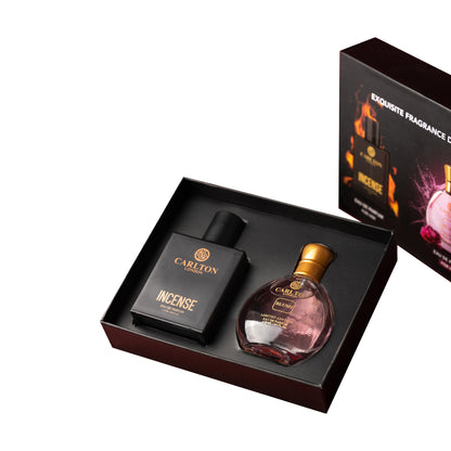 Exquisite Fragrance Duo - Incense Men 50Ml &amp; Blush Women 30Ml Gift Set