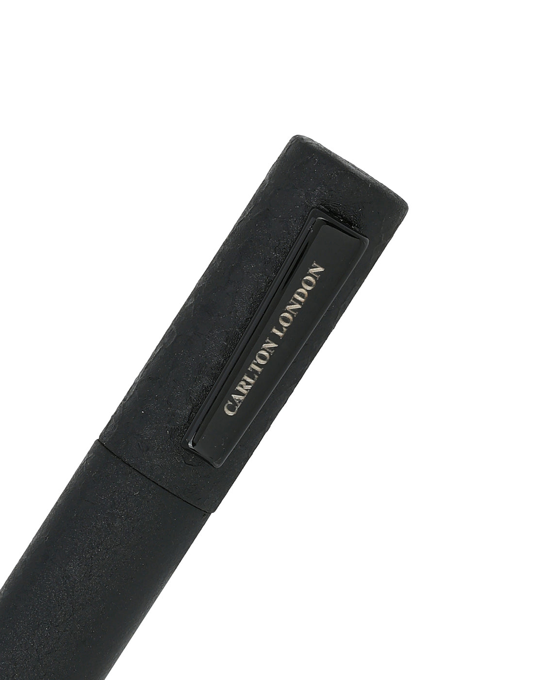 Matte Black Toned Luxury Executive Roller Writing Pen with Chrome Clip