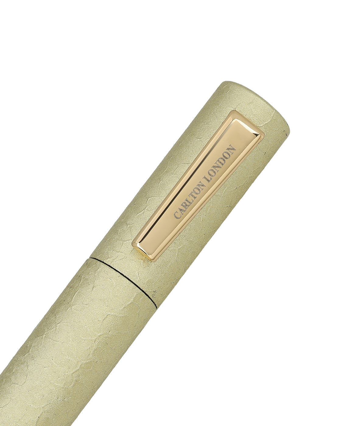 Champagne Gold &amp; Black Toned Premium Executive Writing Roller Ball Pen with Fine Tip &amp; Clip
