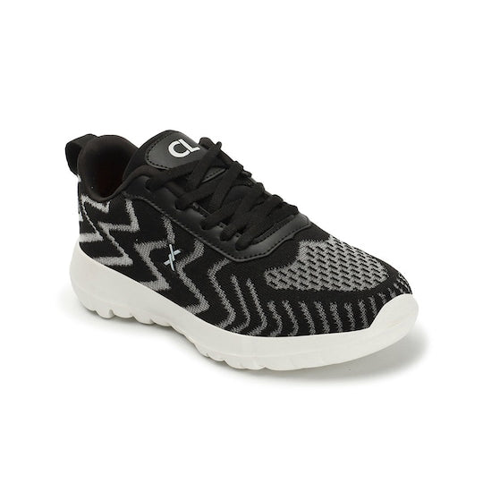 Women Printed Lightweight Mesh Contrast Sole Sneakers
