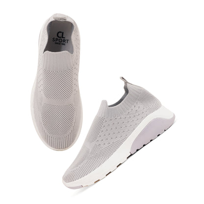Women Comfortable Flyknit Lightweight Slip-On Sneakers