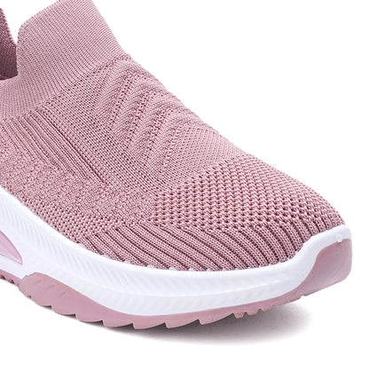 Women Comfortable Flyknit Lightweight Slip-On Sneakers
