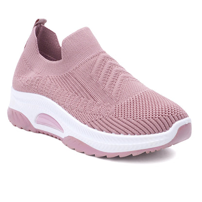 Women Comfortable Flyknit Lightweight Slip-On Sneakers