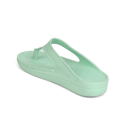 Women Fuchsia Comfortable Wedge Flip Flops