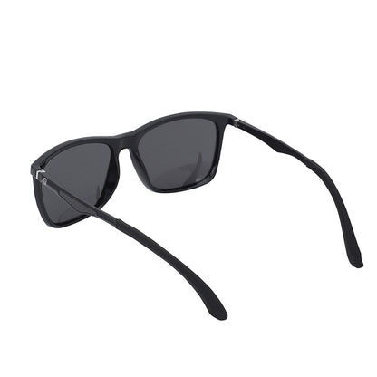 Carlton London Premium Black Toned Polarised And Uv Protected Lens Wayfarer Sunglasses For Men