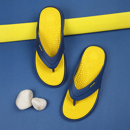 Men Acupressure Footbed Thong Sandals