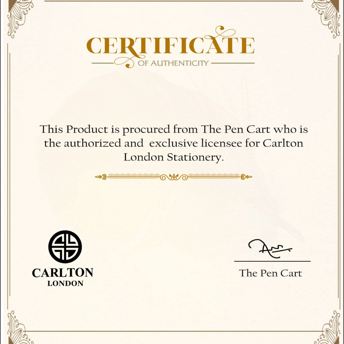 Carlton London Silver &amp; Teal Ball Pen  Smooth Ink Writing Pen with Grip &amp; Clip  Fine Tip Executive