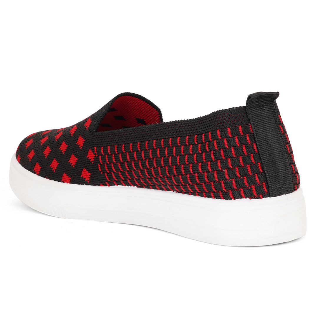 Women Comfortable Flyknit Lightweight Slip-On Sneakers