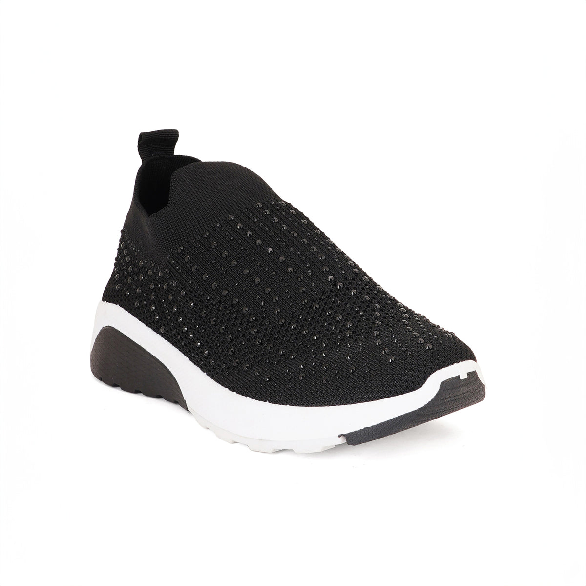Women Embellished Flyknit Lightweight Slip-On Sneakers