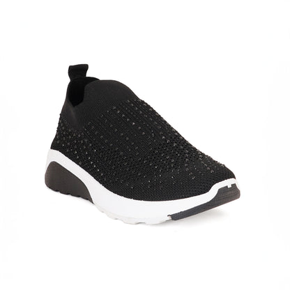 Women Embellished Flyknit Lightweight Slip-On Sneakers