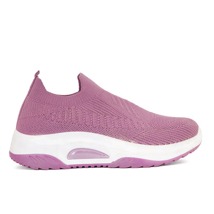 Women Comfortable Flyknit Lightweight Slip-On Sneakers