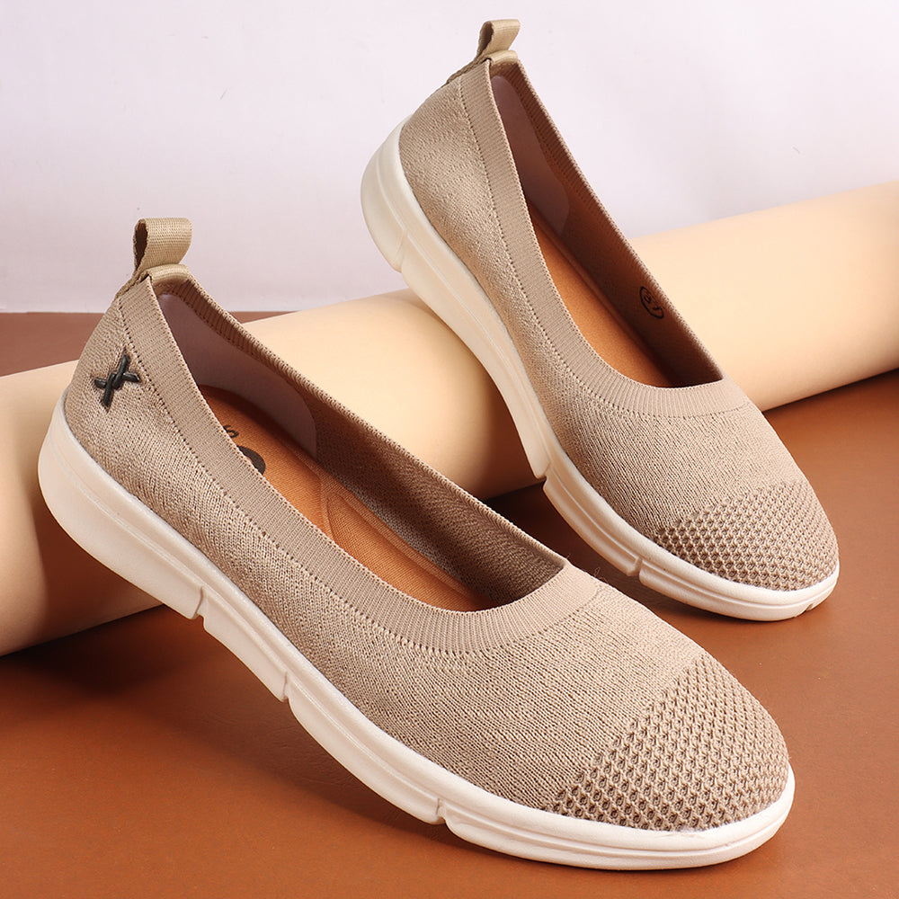 Women FlyKnit Comfort Slip On Ballet Flats