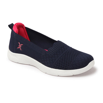 Women Round Toe Flyknit Lightweight Slip-On Sneakers