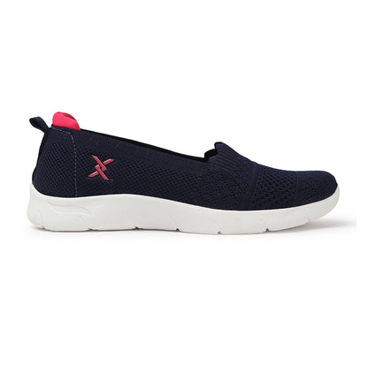 Women Round Toe Flyknit Lightweight Slip-On Sneakers