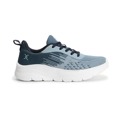 Women Mesh Flyknit Technology Lace-Up Sports Shoes
