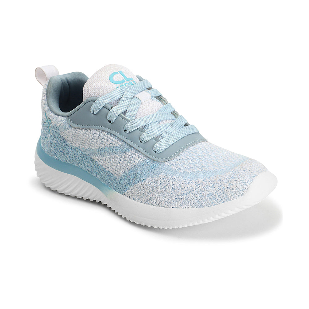 Women Mesh Flyknit Technology Lace-Up Sports Shoes