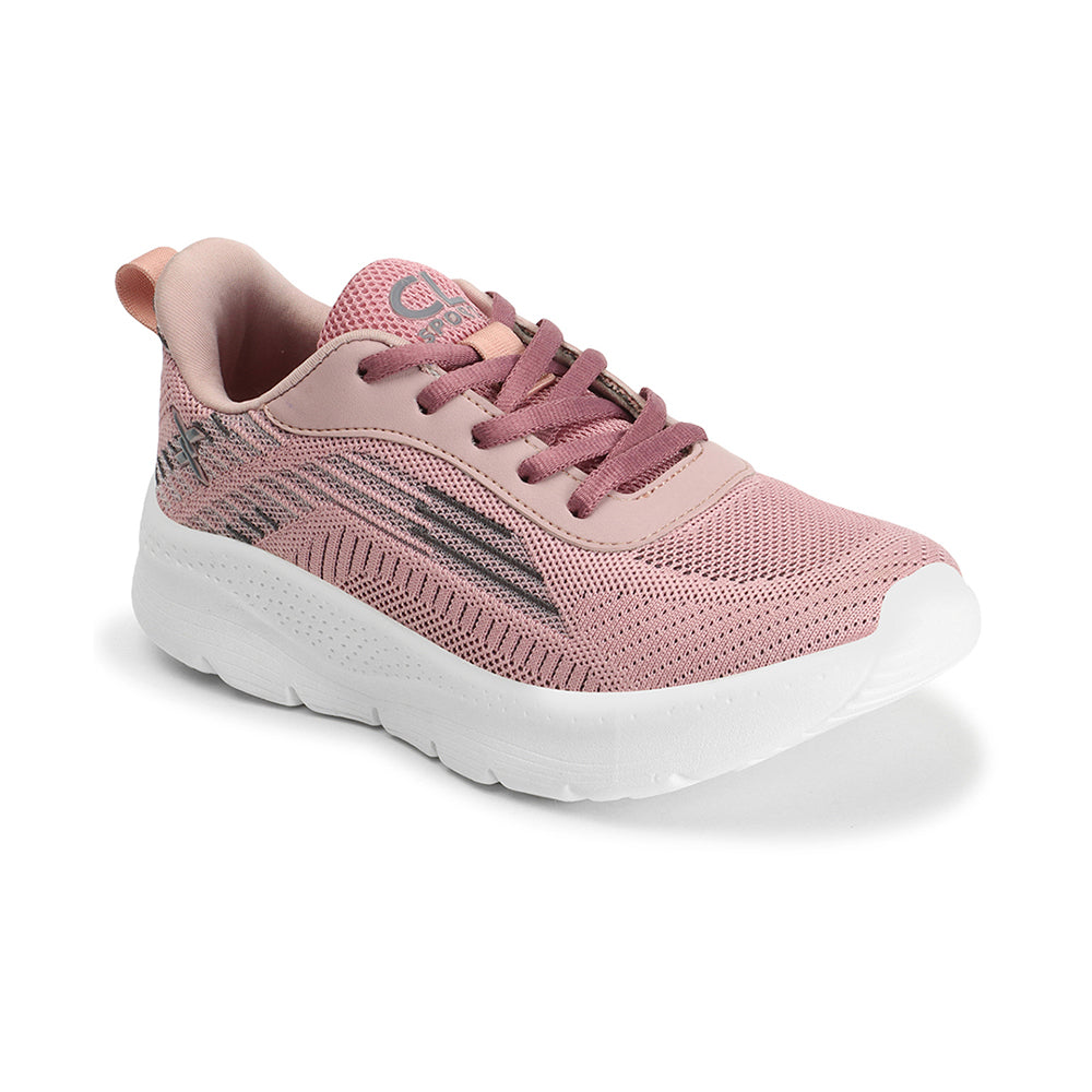 Women Mesh Flyknit Technology Lace-Up Sports Shoes