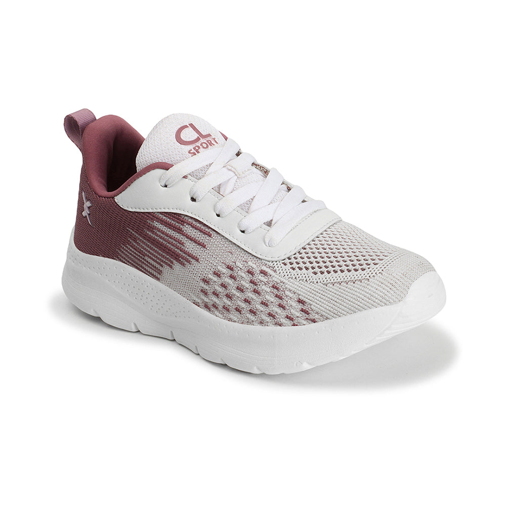 Women Mesh Flyknit Technology Lace-Up Sports Shoes