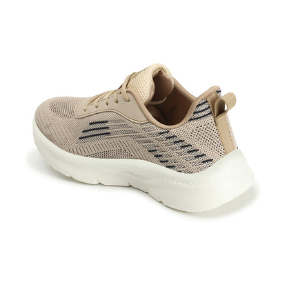 Women Mesh Flyknit Technology Lace-Up Sports Shoes
