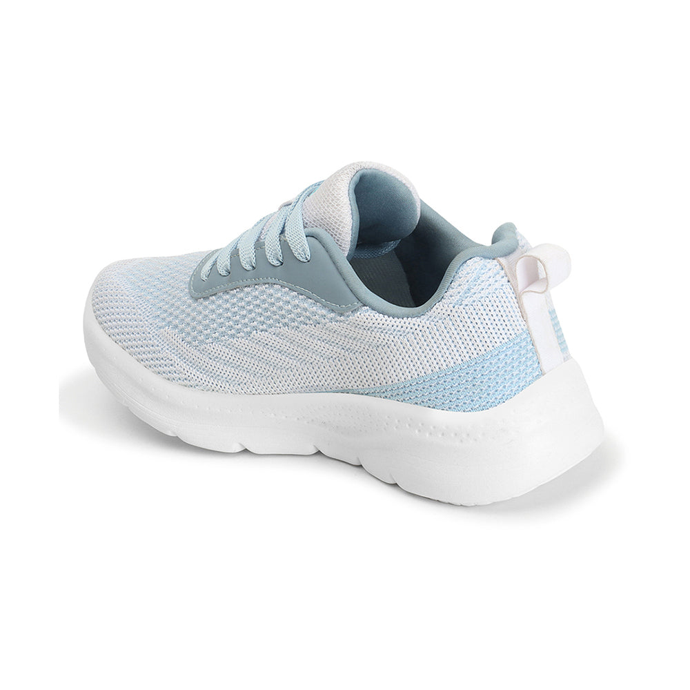 Women Mesh Flyknit Technology Lace-Up Sports Shoes