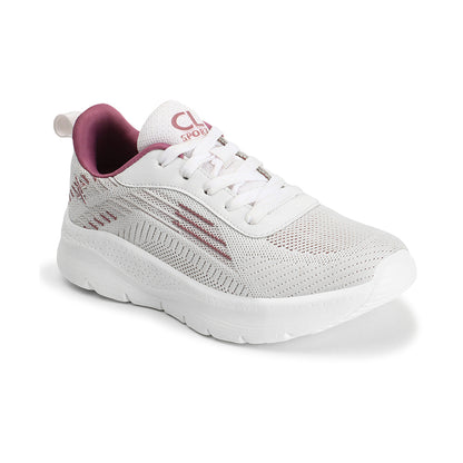 Women Mesh Flyknit Technology Lace-Up Sports Shoes